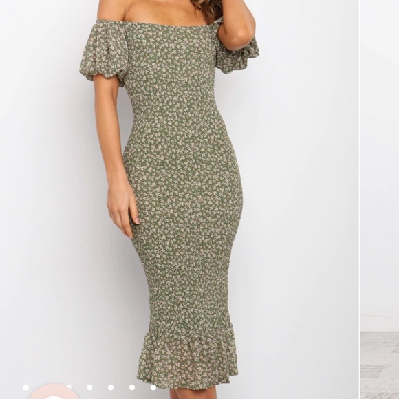 Petal and Pup Rubki Dress- green - Picture 3 of 4